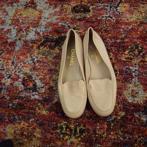 Chanel loafers flats.
